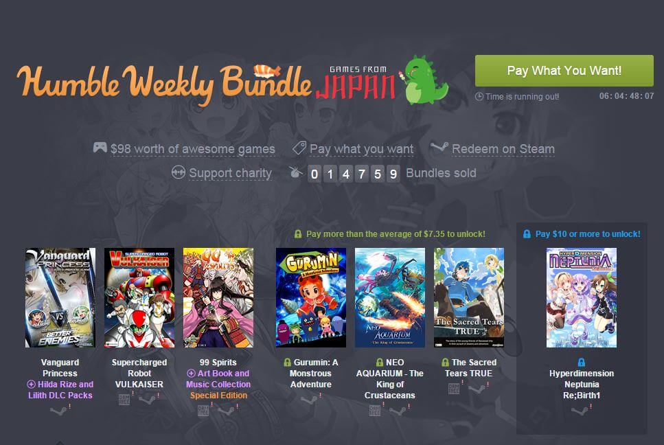 Humble Weekly Bundle Japan