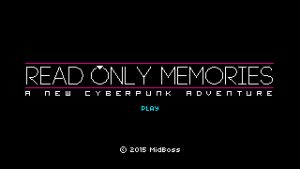 Read Only Memories 日本語