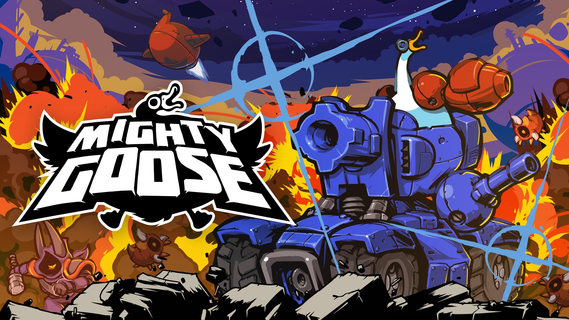 Epic 2D Action Shooter Mighty Goose Finally Hits Nintendo Switch, PS4, PS5, Xbox One, and Steam!