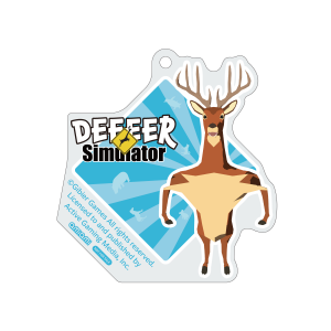 ごく普通の鹿のゲーム DEEEER Simulator オリジナルアクリルキーホルダー