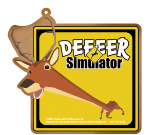 ごく普通の鹿のゲーム DEEEER Simulator オリジナル木製キーホルダー