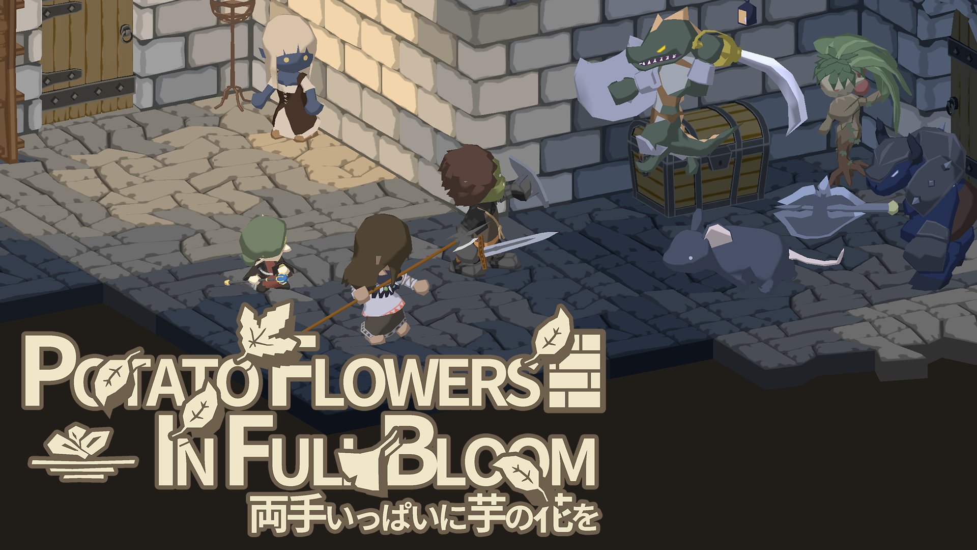 3D Dungeon Crawler RPG Potato Flowers in Full Bloom releasing March 10th on Nintendo Switch and Steam! Demo available today!