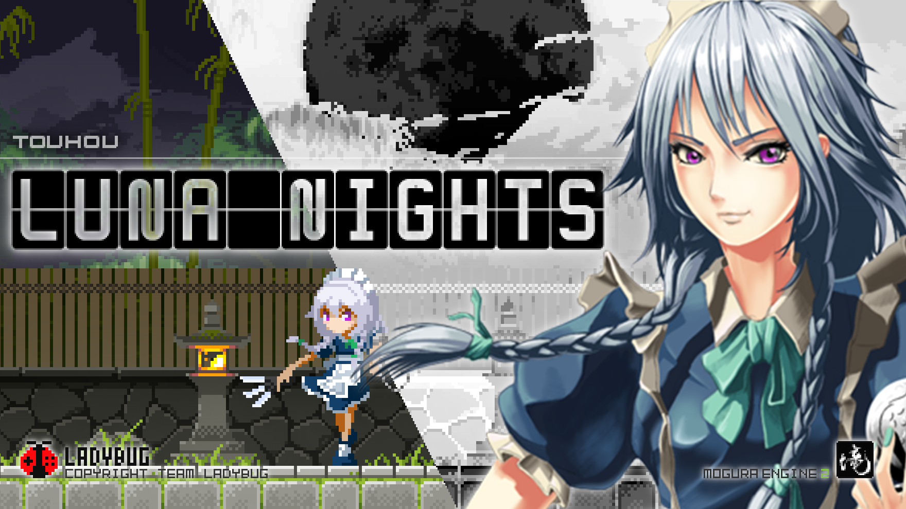 東方Project二次創作2D探索型アクションゲーム 『Touhou Luna Nights