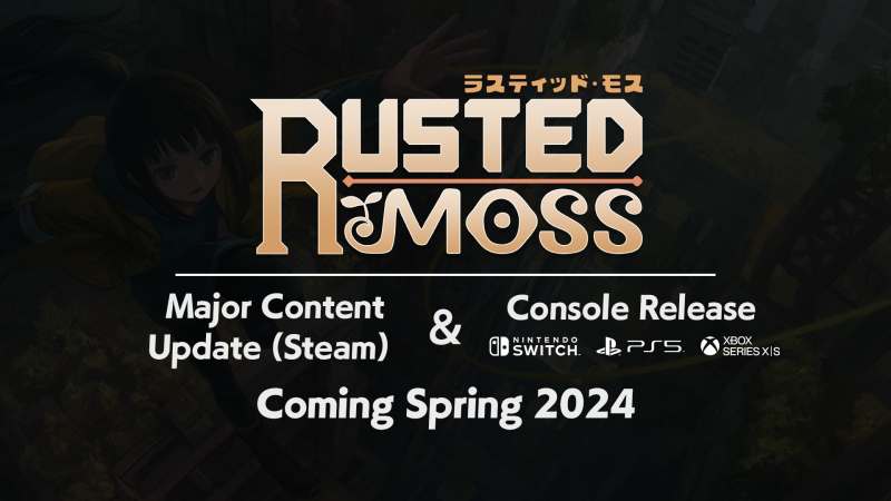 Rusted Moss<br> is coming to consoles in Spring 2024!