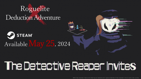The Roguelite Deduction Adventure Game The Detective Reaper Invites is Coming to Steam on May 25, 2024!